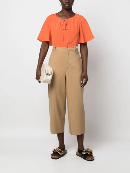 Cropped-Leg Trousers