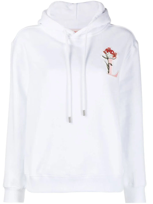 Logo-Embroidered Drawstring Hoodie