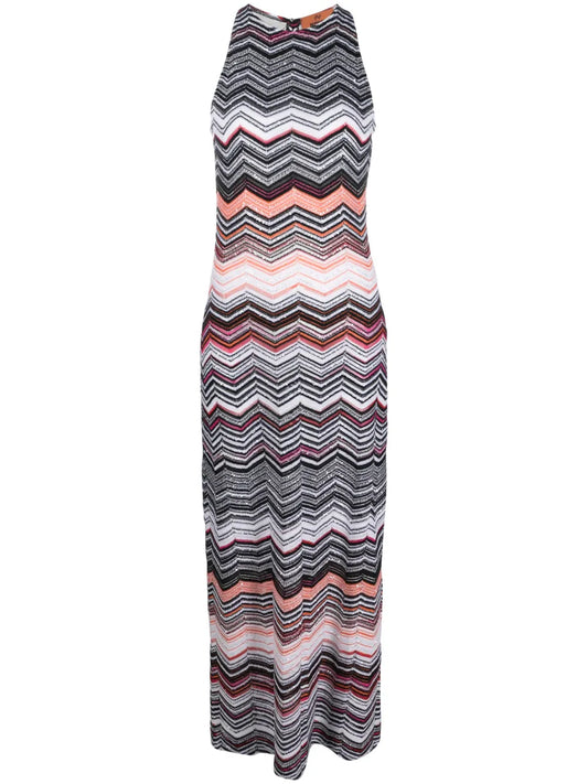Zigzag Knitted Dress