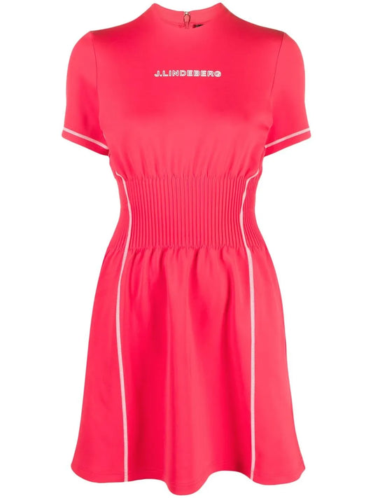 Krystal Smocked-Waist Dress