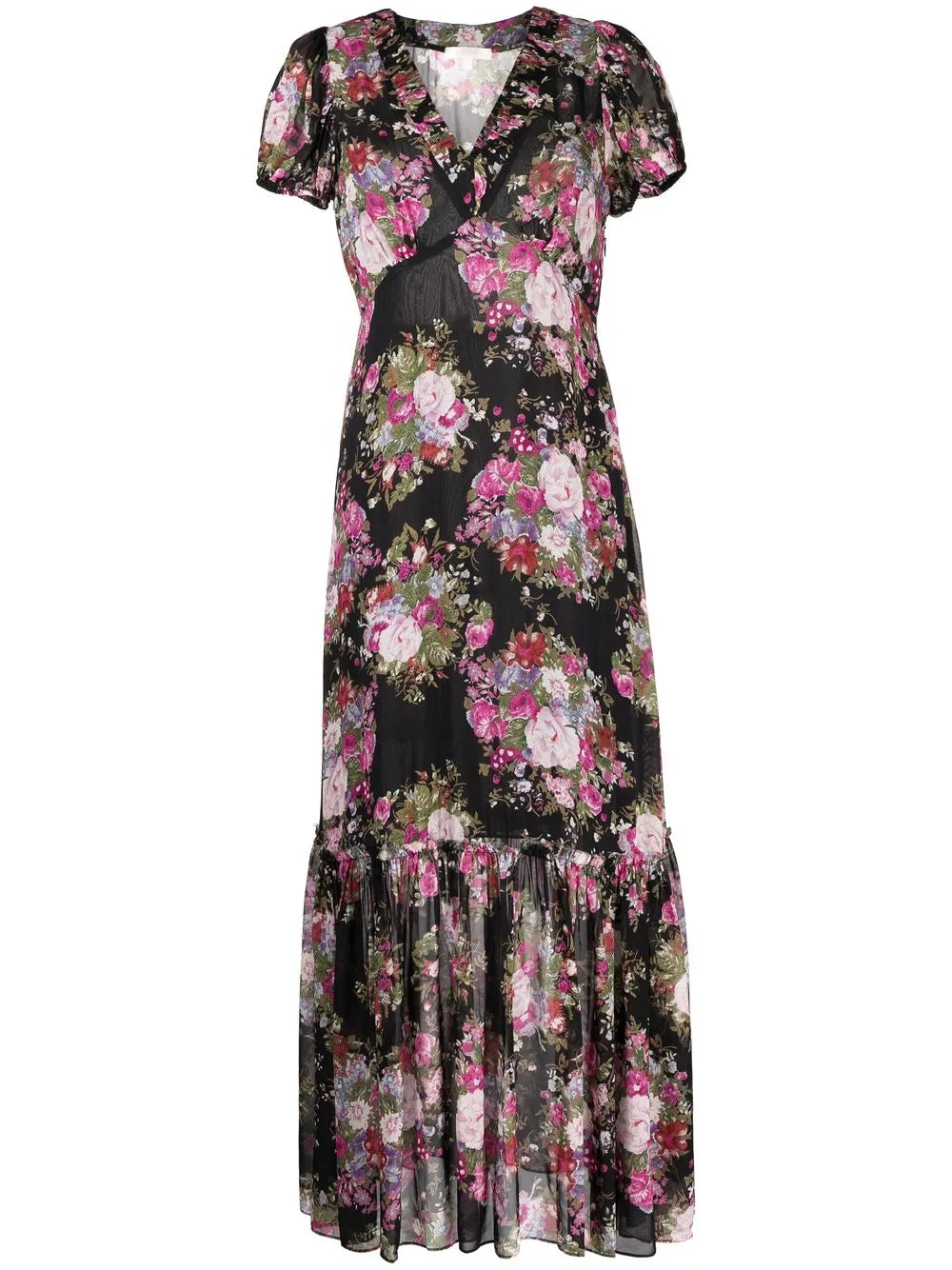 Shontelle Floral-Print Midi Dress