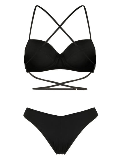 Balconette-Style Bikini Set