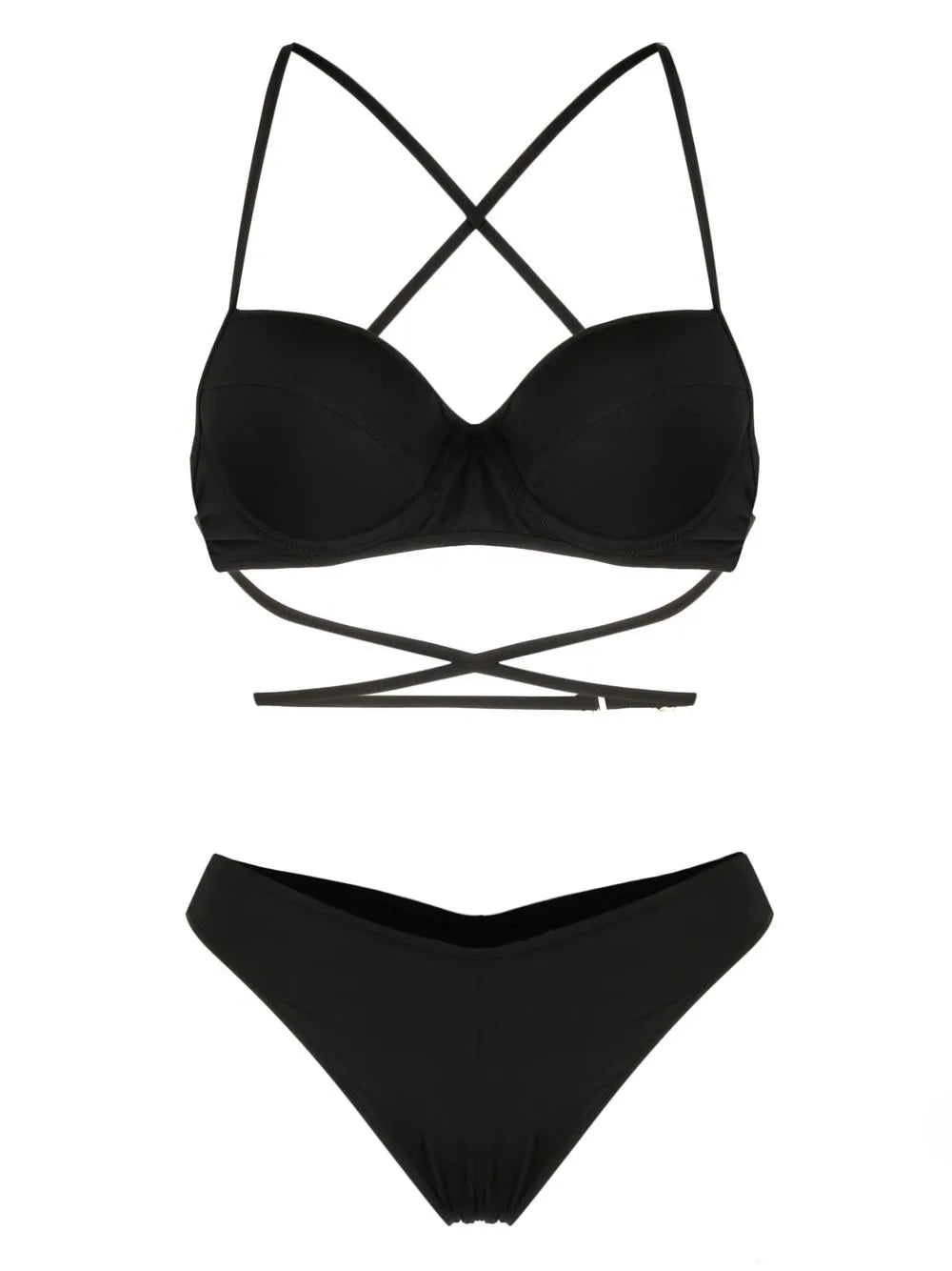 Balconette-Style Bikini Set