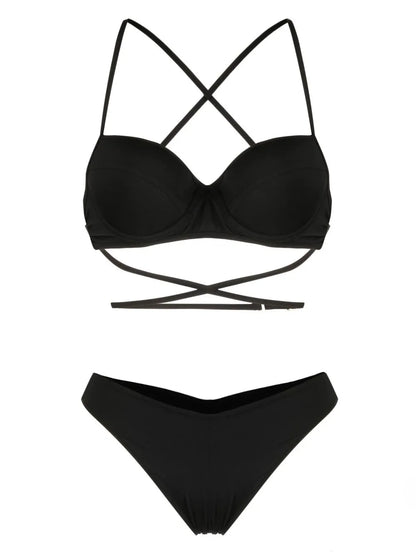 Balconette-Style Bikini Set