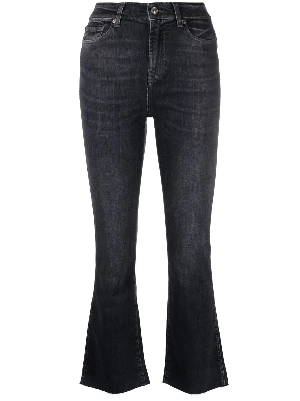 Cropped Flared Jeans
