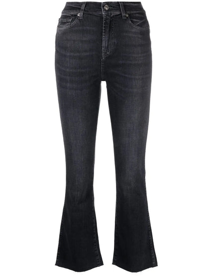 Cropped Flared Jeans