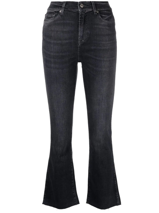 Cropped Flared Jeans