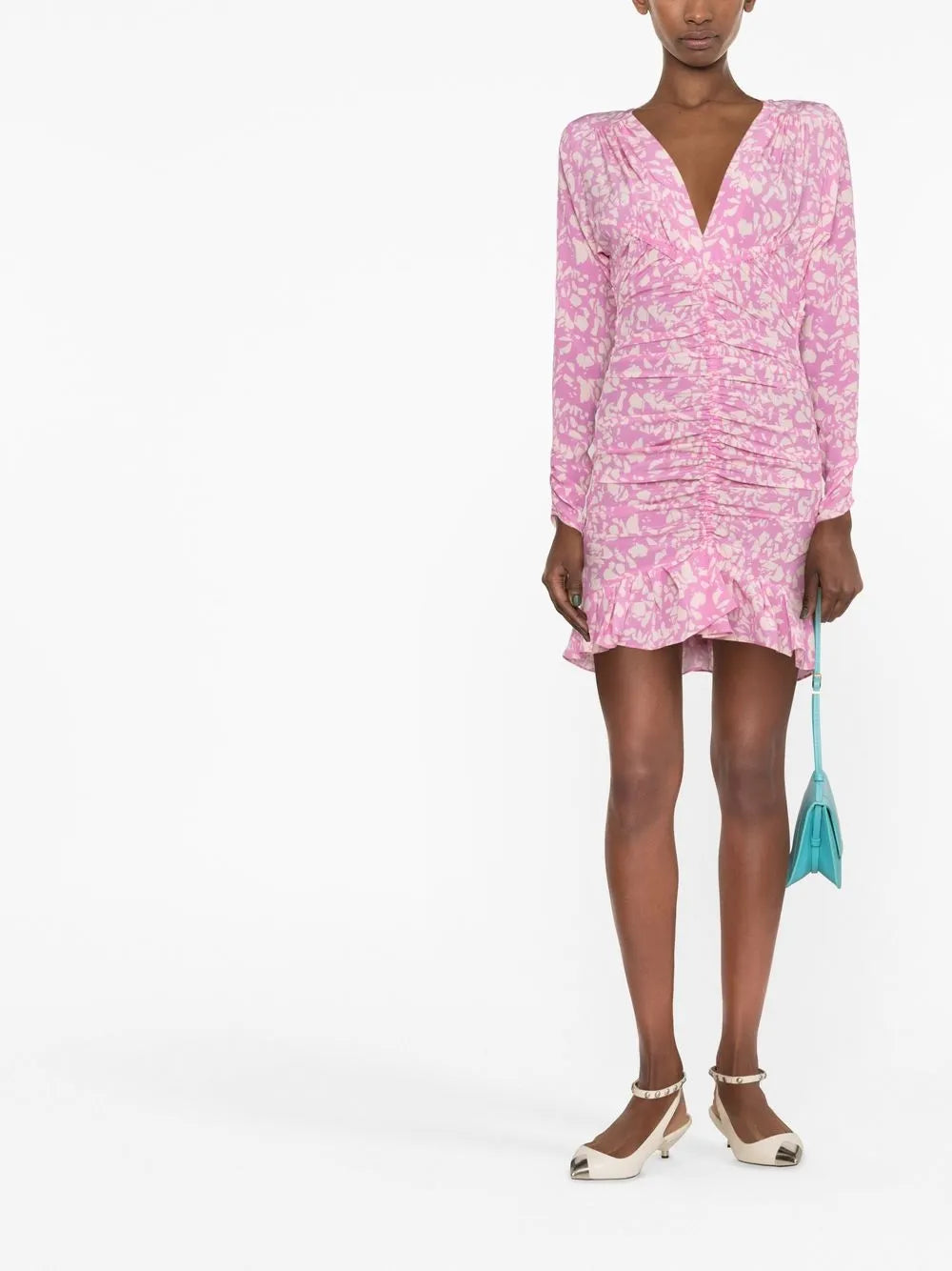 Lara Floral-Print Mini Dress