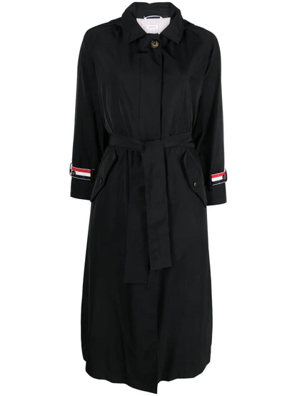 Belted Single-Breasted Coat