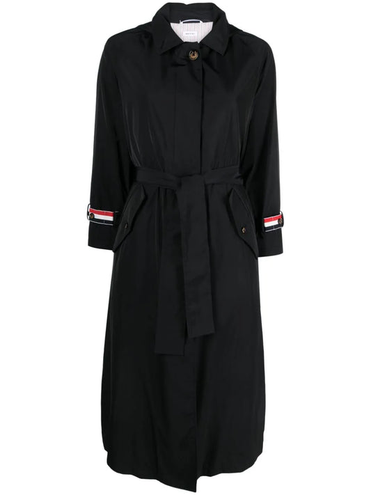 Belted Single-Breasted Coat