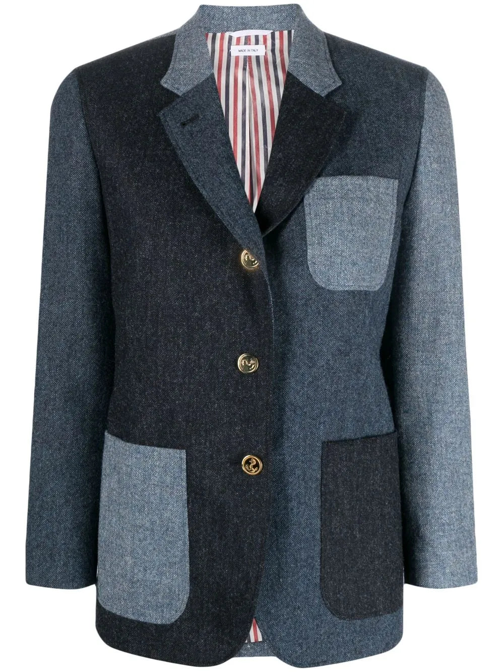 Patchwork Donegal Tweed Blazer