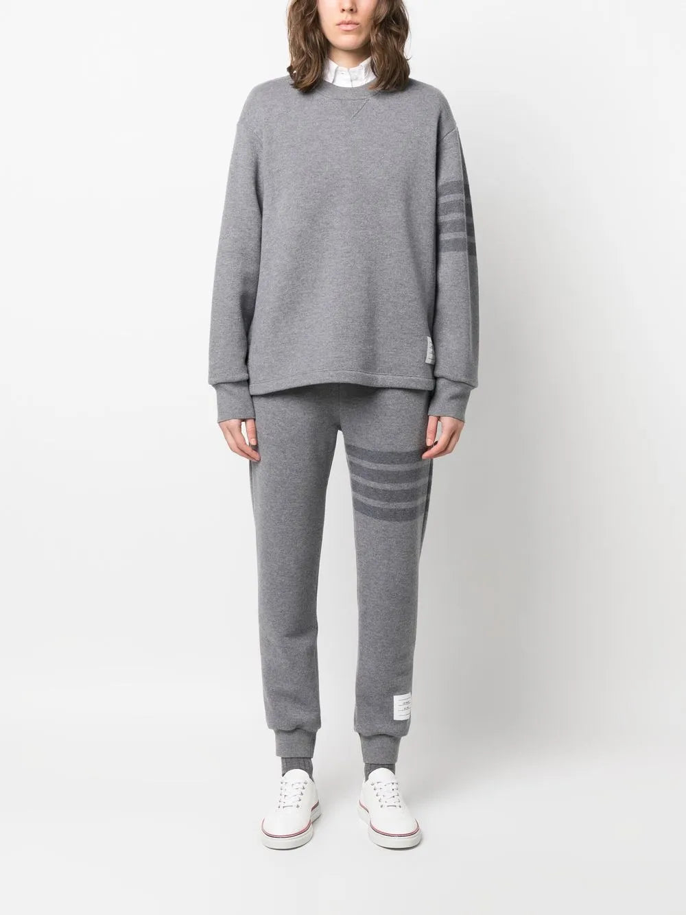 Knitted Side-Stripe Track Pants