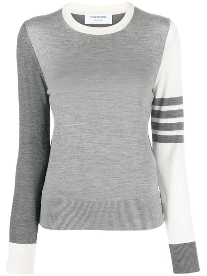 Fine-Knit Crew Neck Jumper