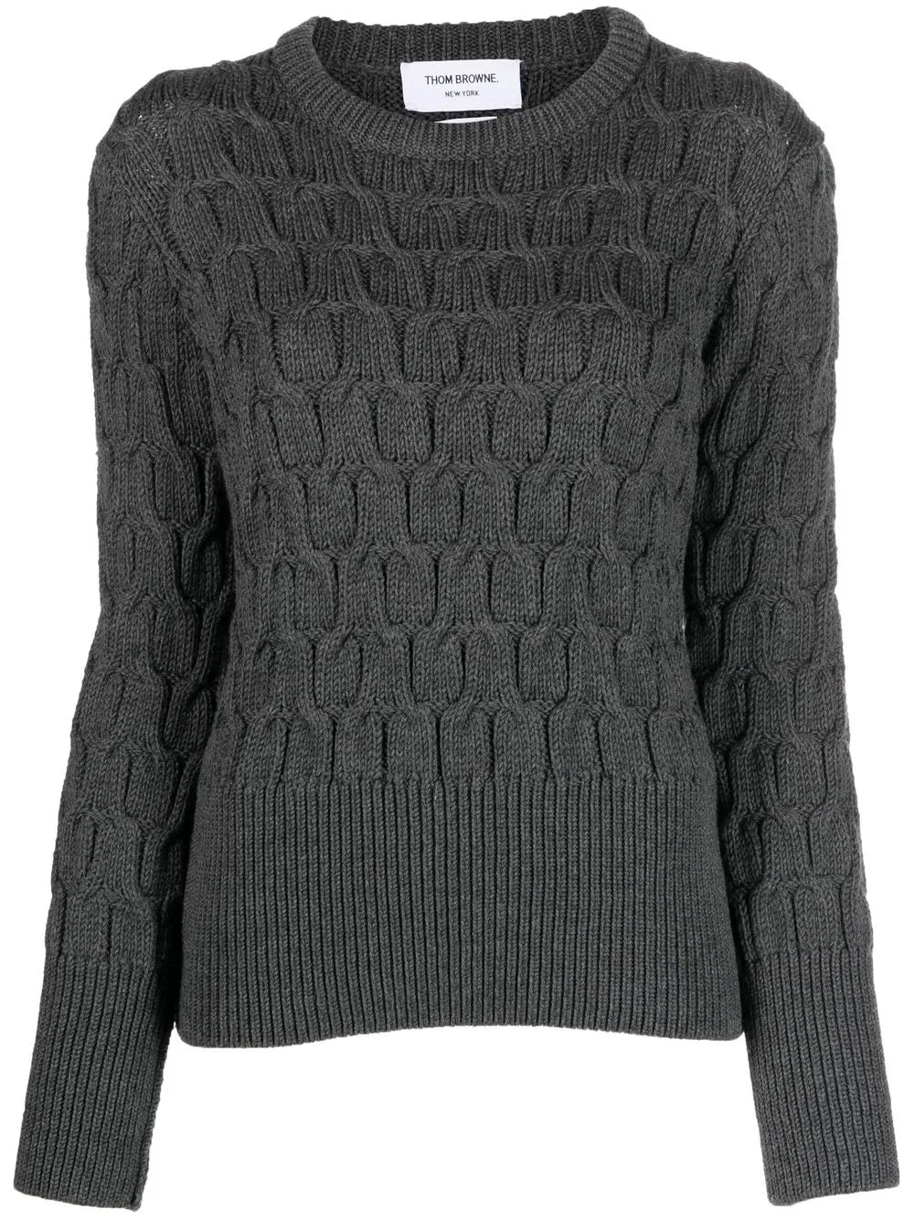 Crisscross Cable-Knit Jumper