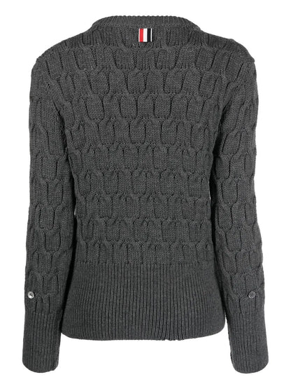 Crisscross Cable-Knit Jumper