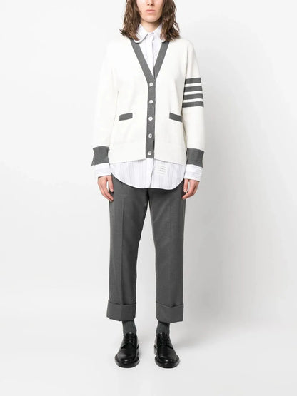 Milano-Stitch Oxford Shirt Cardigan Combo
