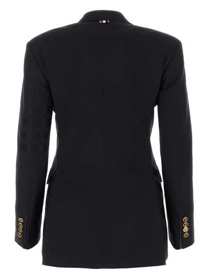 4-Bar Single-Breasted Wool Blazer