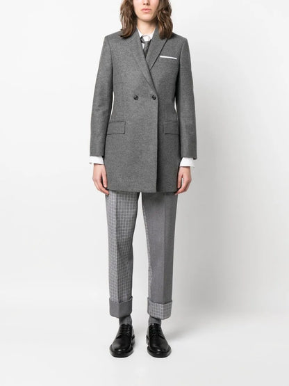 Elongated Double-Breasted Blazer