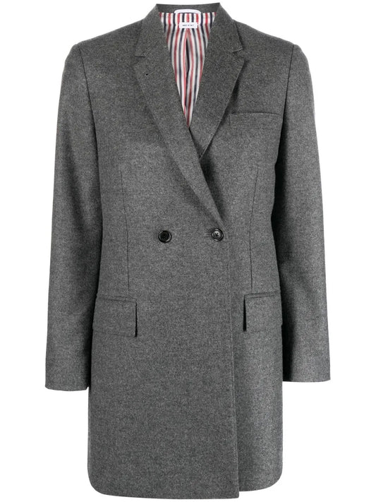 Elongated Double-Breasted Blazer