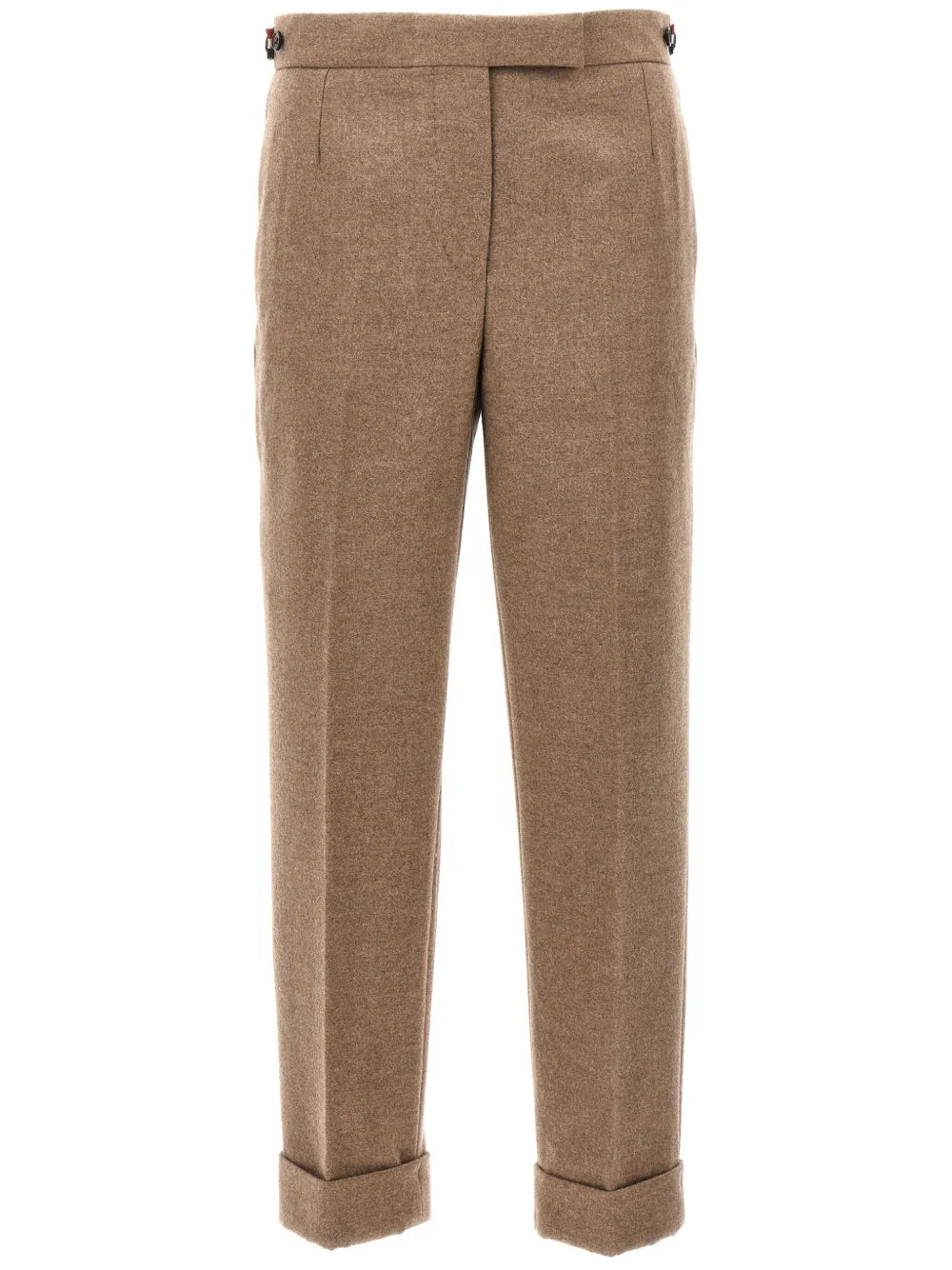 Cropped Slim-Cut Trousers