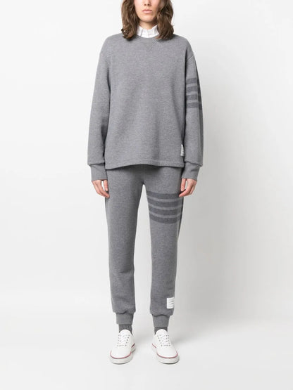 Stripe-Detail Knit Jumper