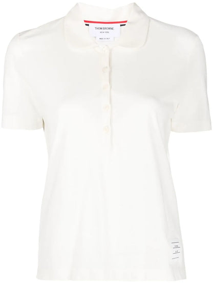 Logo-Patch Detail Polo Top