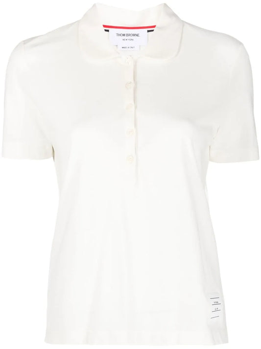 Logo-Patch Detail Polo Top