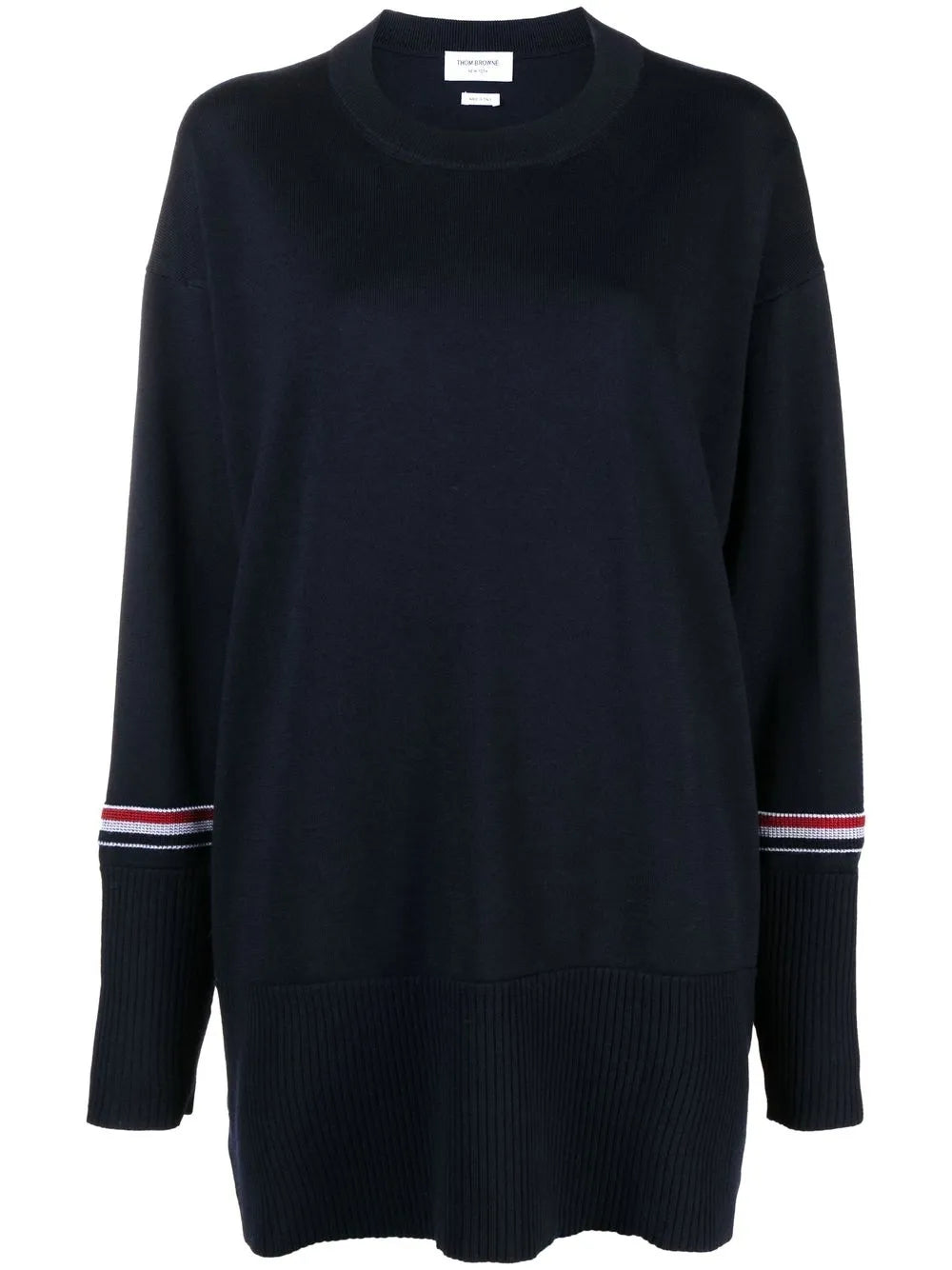 Crew Neck Fine-Knit Jumper