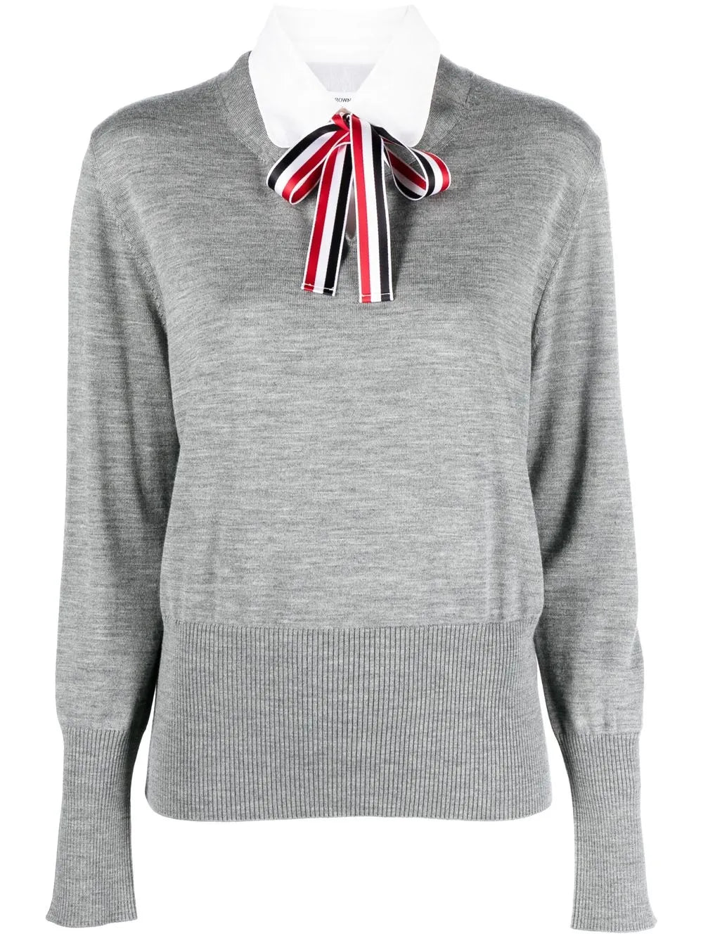 Jersey Stitch Ribbon Tie Jumper
