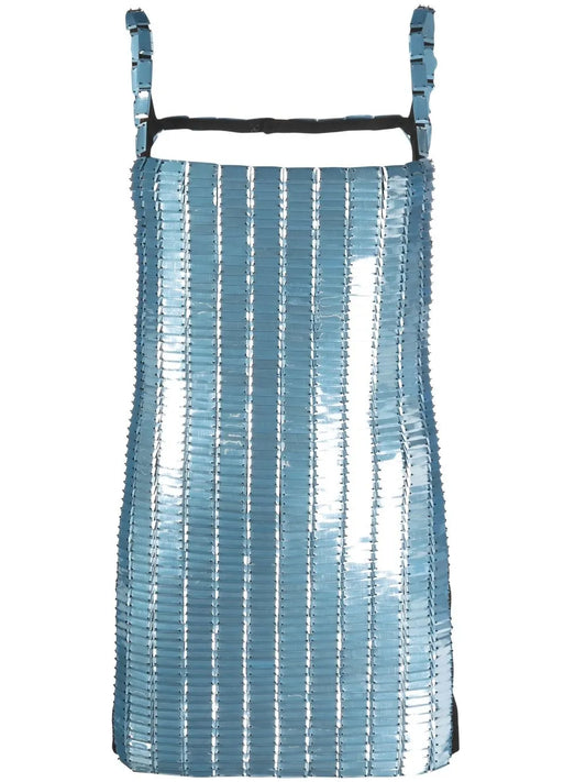 Crystal Open-Back Minidress