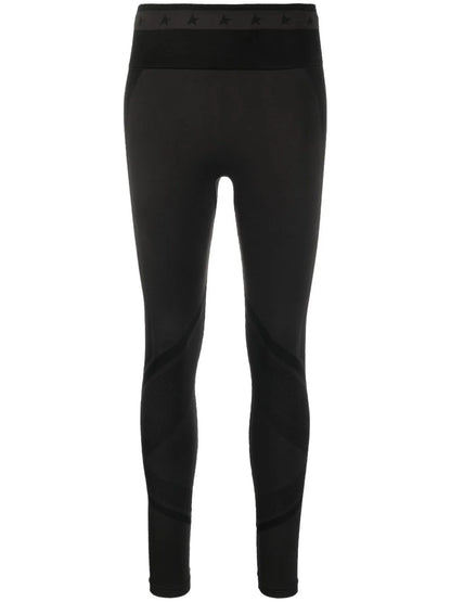 Logo-Embellished Panelled Leggings