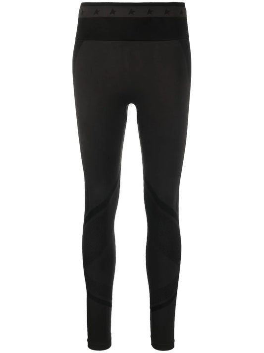 Logo-Embellished Panelled Leggings