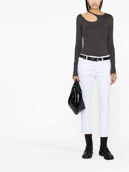 Cropped Denim Jeans