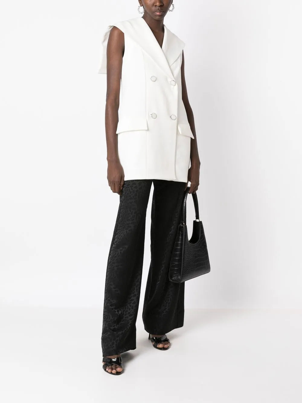 Double-Breasted Sailor-Collar Gilet