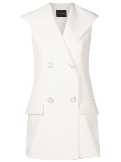 Double-Breasted Sailor-Collar Gilet