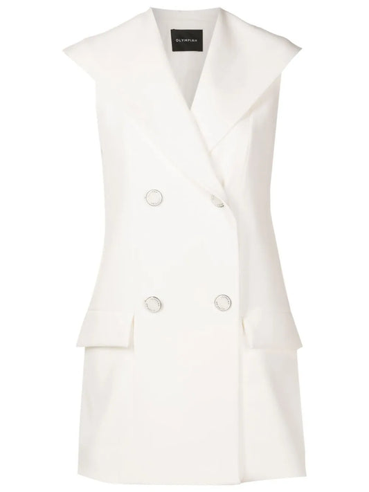 Double-Breasted Sailor-Collar Gilet