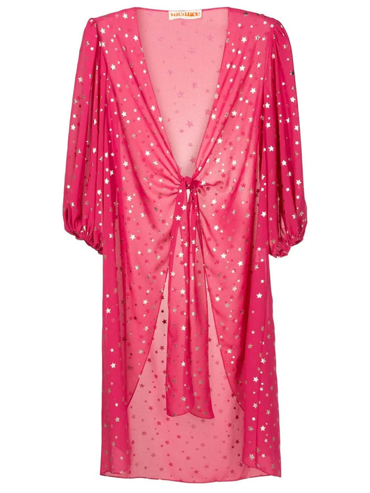 Star-Print Beach Cover-Up