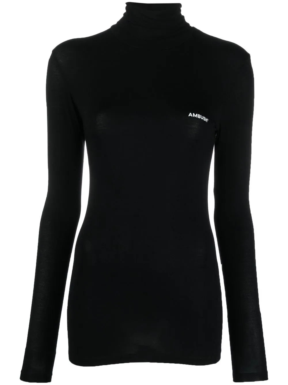 Funnel Neck Long-Sleeve T-Shirt