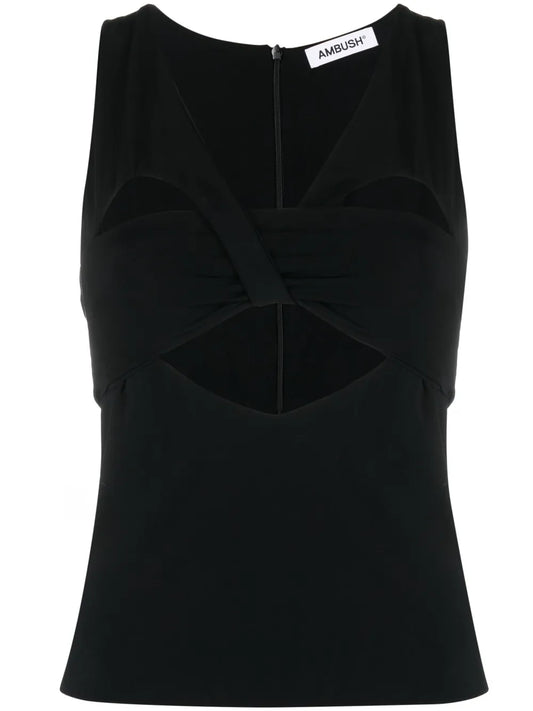 Cut Out-Heart Sleeveless Top