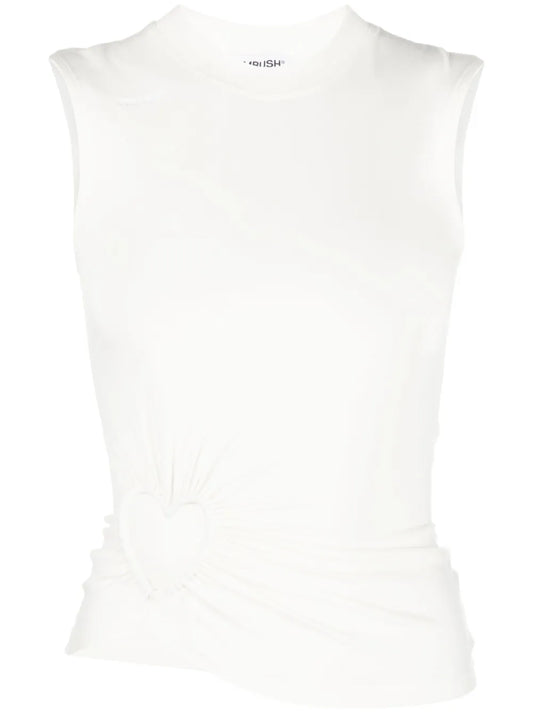 Cut Out-Heart Sleeveless Top