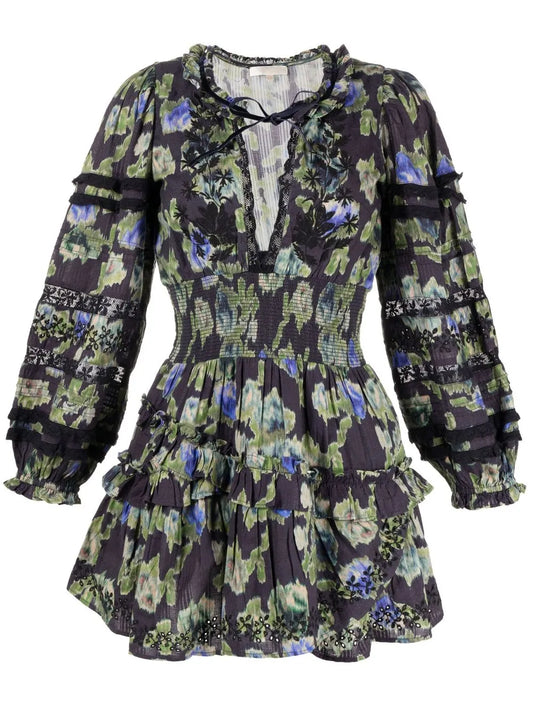 Clarkie Printed Mini Dress