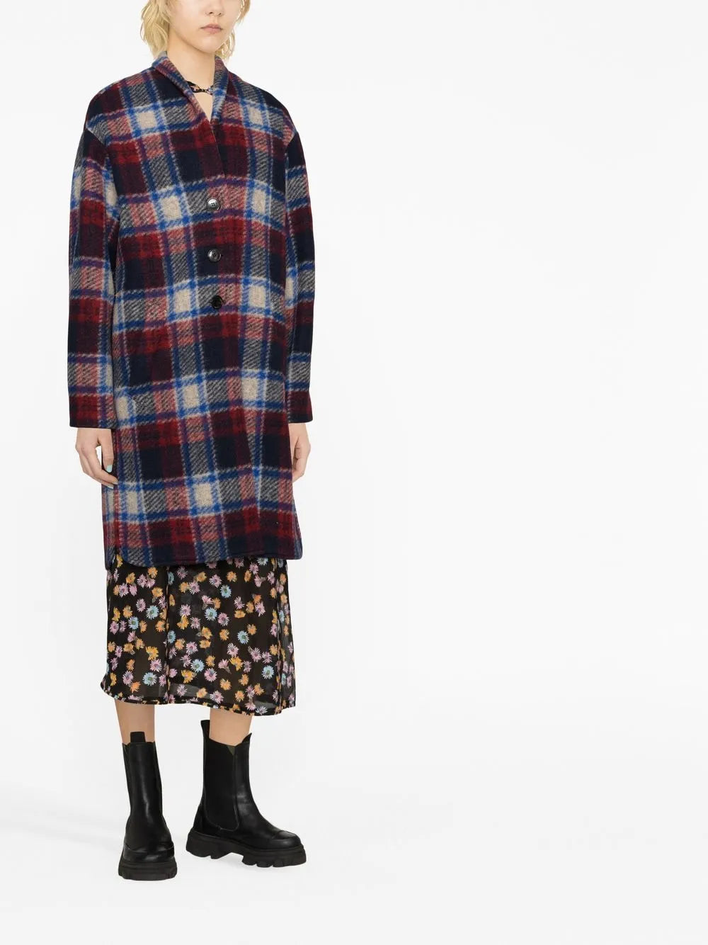 Gabriel Checked Coat