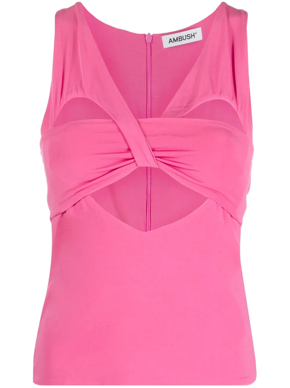 Cut-Out Sleeveless Tank Top