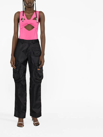Cut-Out Sleeveless Tank Top
