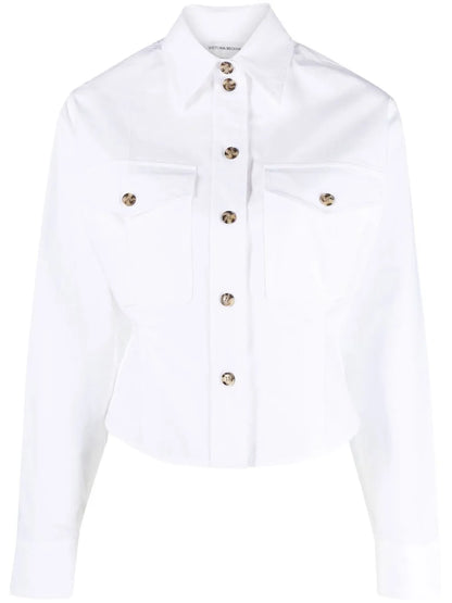 Cropped Cotton Shirt