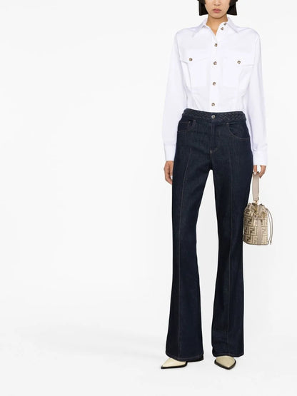 Cropped Cotton Shirt