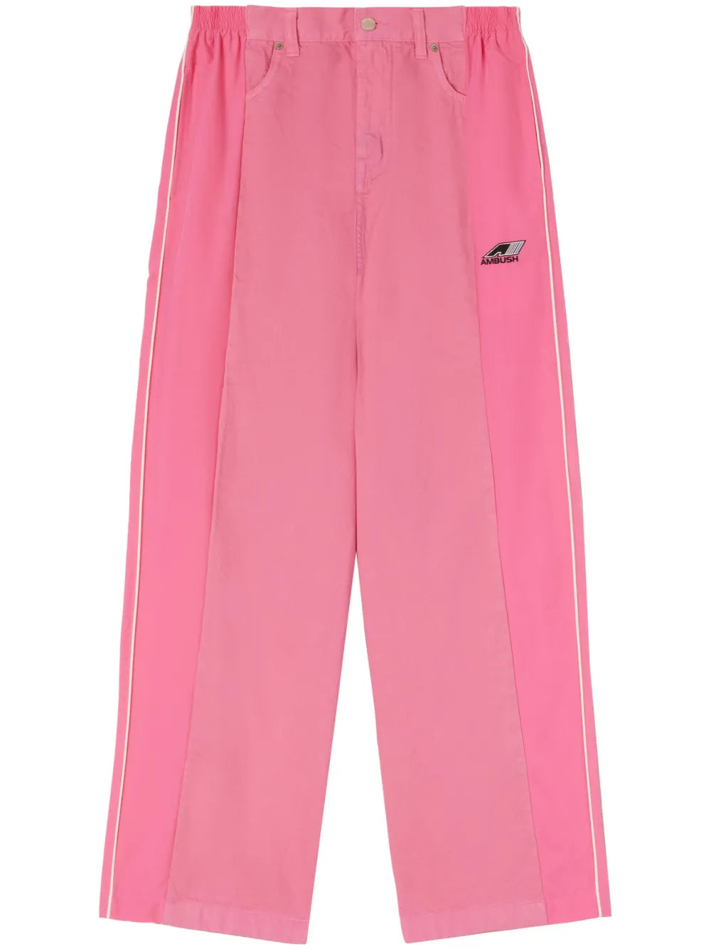 Wide-Leg Panelled Trousers