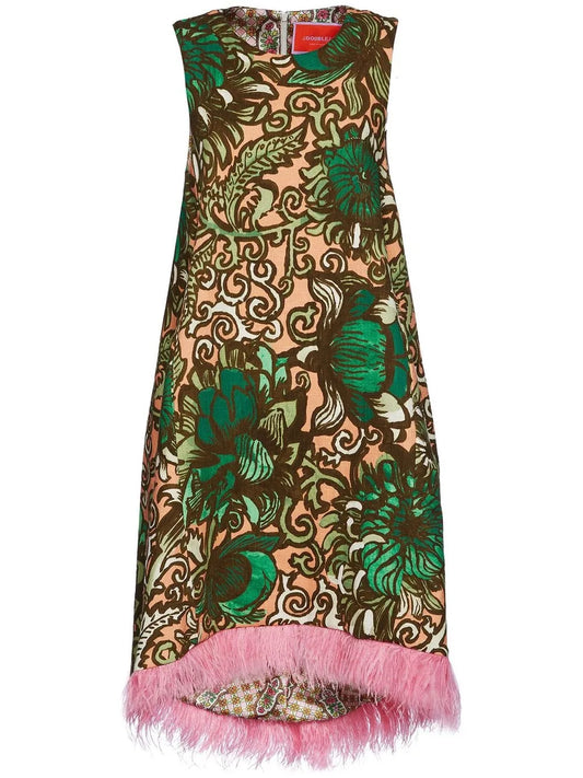 La Scala Graphic-Print Dress