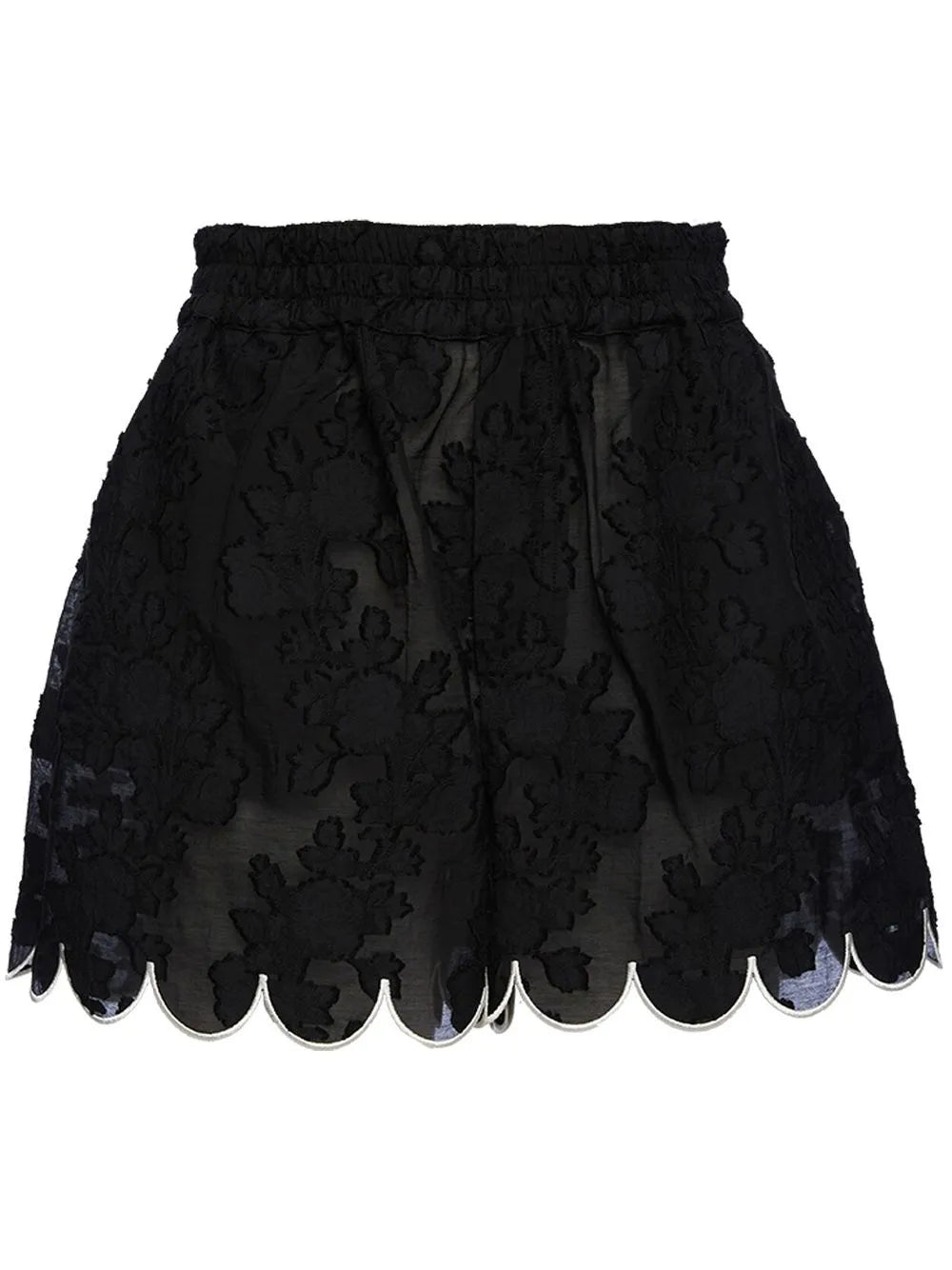 Floral Jacquard Shorts