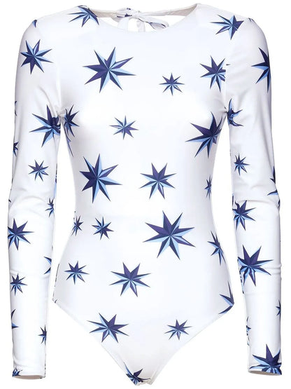 Lakshmi Star-Print Surf Suit